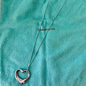 Tiffany & Co. Elsa Peretti Open Heart Diamonds by the Yard Necklace